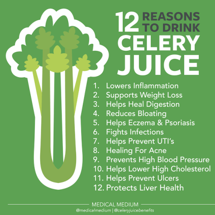 12 Reasons To Drink Celery Juice